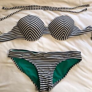 Striped swimsuit